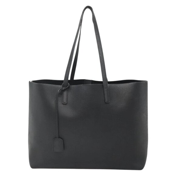 SAINT LAURENT Tote Bag Leather Black Auth 139838 - Picture 11 of 16